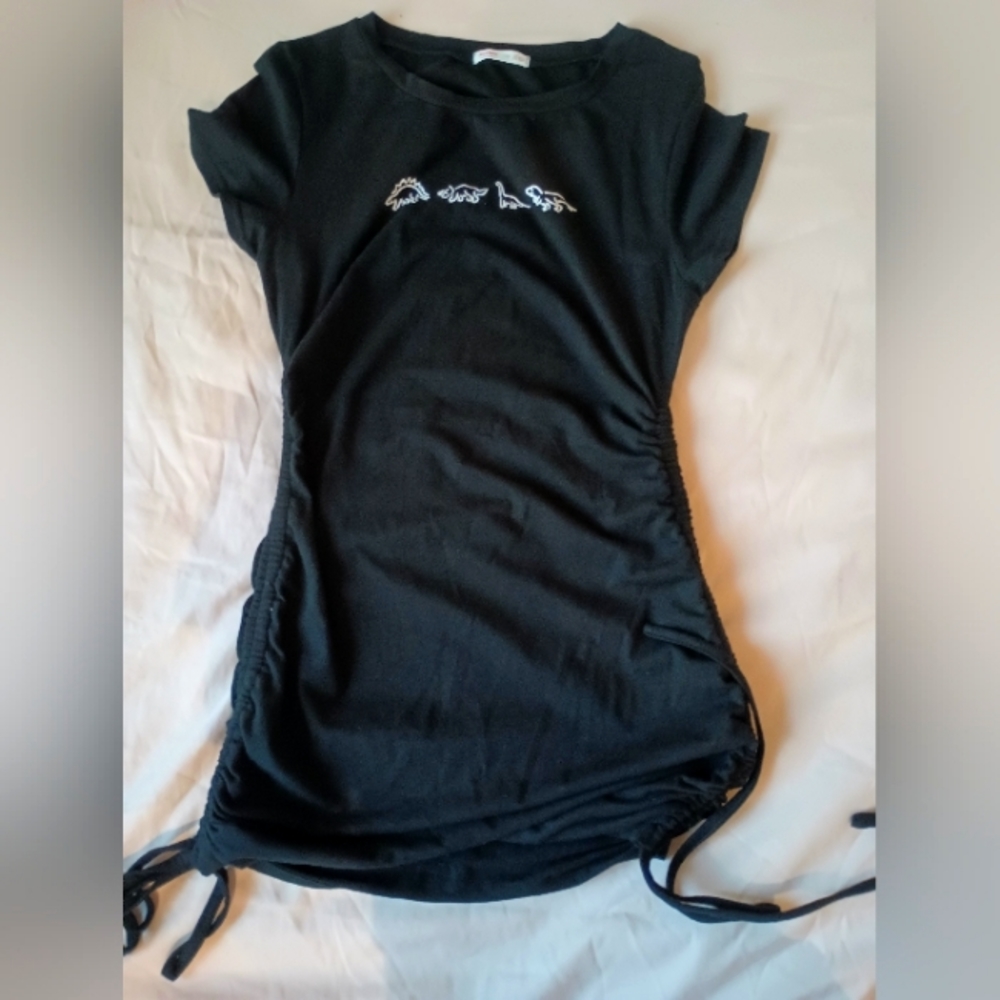 Dinosaur T-shirt dress